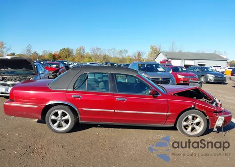 2000 Mercury Grand Marquis Gs z USA, uszkodzony, nr VIN 2MEFM74W0YX619084